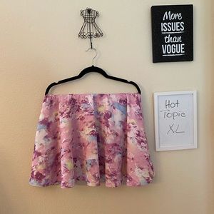 Hot Topic Galaxy Cotton Candy Cloud Pastel Skirt